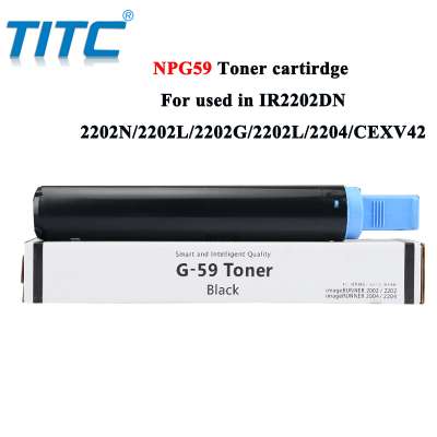 NPG59 Toner cartridge for used in IR2202DN/2202N/2202L/2002G/2002L/2204/CEXV42