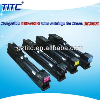 New and Compatible GPR20/21 toner cartridge for IRC4080/4580/5180/5185(C/M/Y/K)